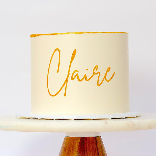 Luminous Name Cake