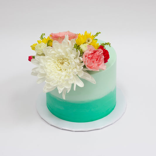 Mint Garden Cake