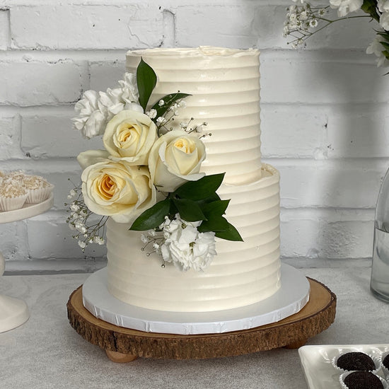 95 Gorgeous And Delicious Two Tier Wedding Cakes - Weddingomania