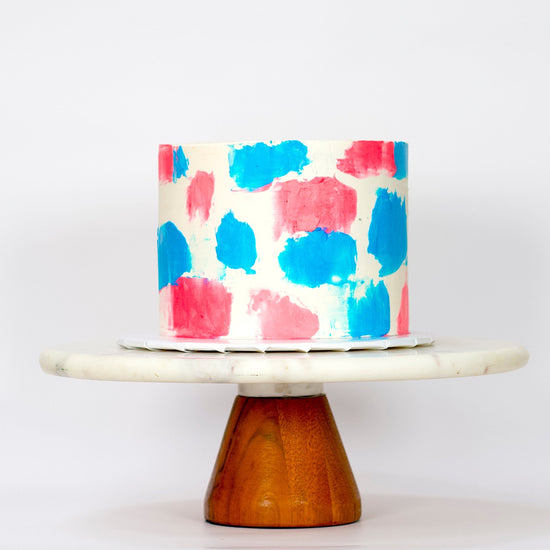 gender reveal cake in Denver